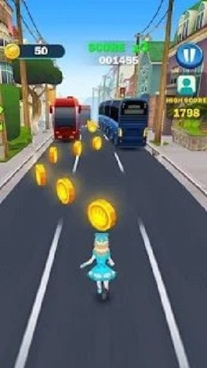 蓝色公主无尽奔跑(Princess Running0