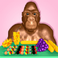 大猩猩食物谜题Gorilla Mukbang! ASMR Eating_logo