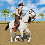 虚拟野马动物模拟器(Wild Horse Family Life Game)_logo